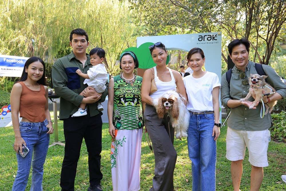 สพ.ญ.ทัศวรินทร์ กาญจนฉายา, แต๊งค์-พงศกร มหาเปารยะ, เจ-วรกร จาติกวณิช และครอบครัว