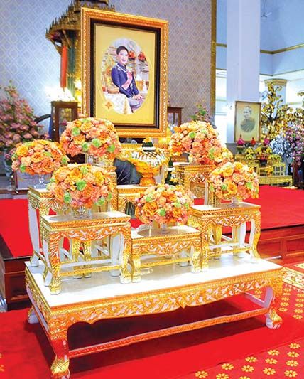พระพรหมวชิรเวที เจ้าอาวาสวัดปทุมวนารามฯ เจริญจิตตภาวนา หน้าพระรูป