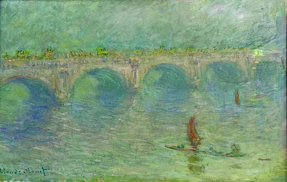 Waterloo Bridge, sunlight 1899