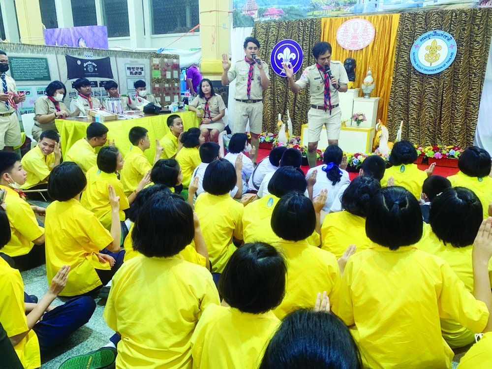 วิทยากรจากคณะครูฝึกลูกเสือ