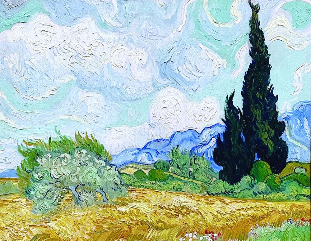 The Cypress and Flowering Tree 1889 1890
