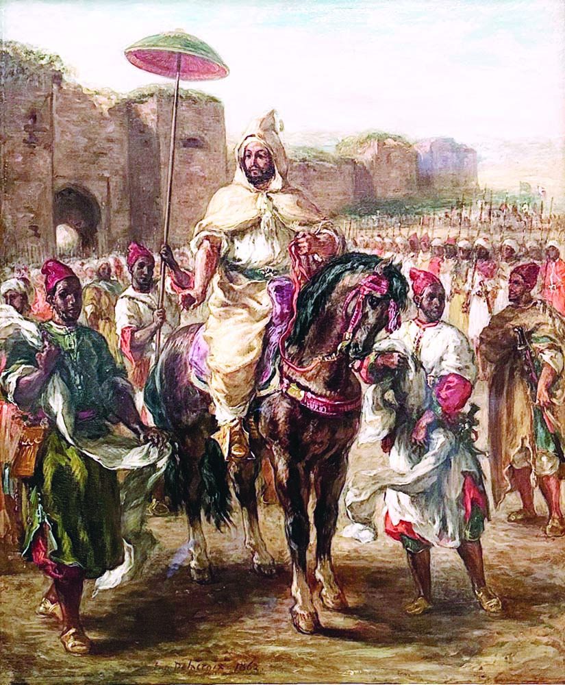 The Sultan of Morrocco and His Entourage1862

