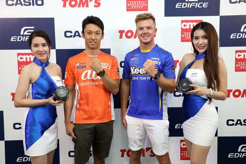 คาซูกิ นากาจิมะ และ นิค คาซิดี้ นักแข่ง Tom’s Racing