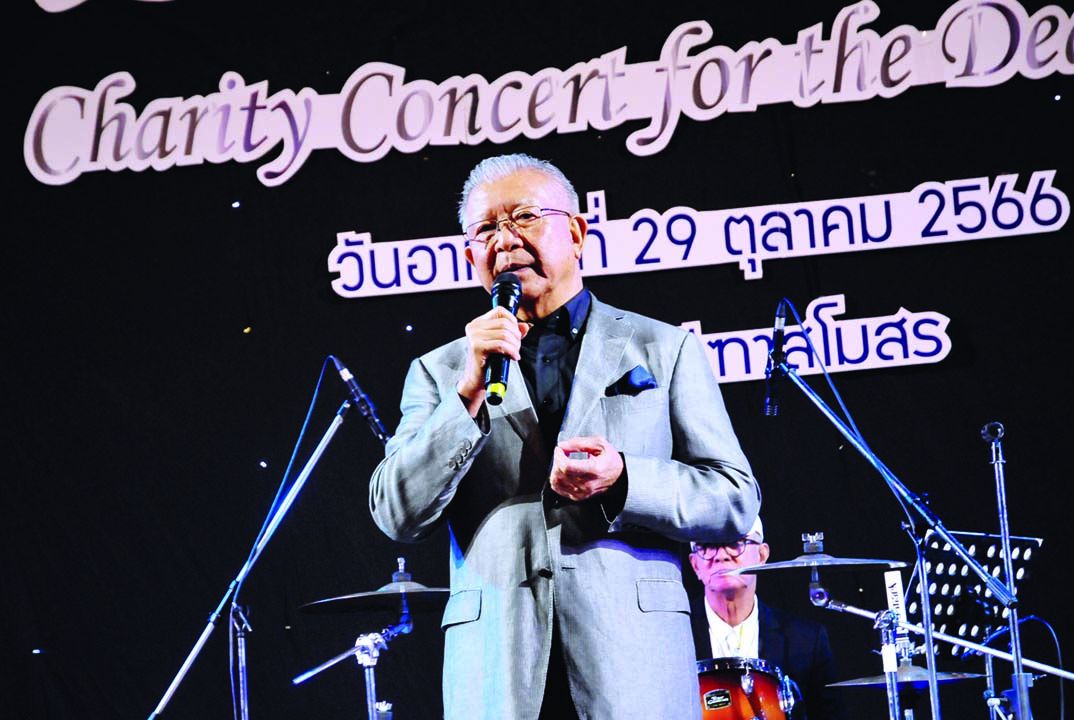 สุขสนั่น โชติกเสถียร ประธานมูลนิธิฯ กล่าวเปิดงาน