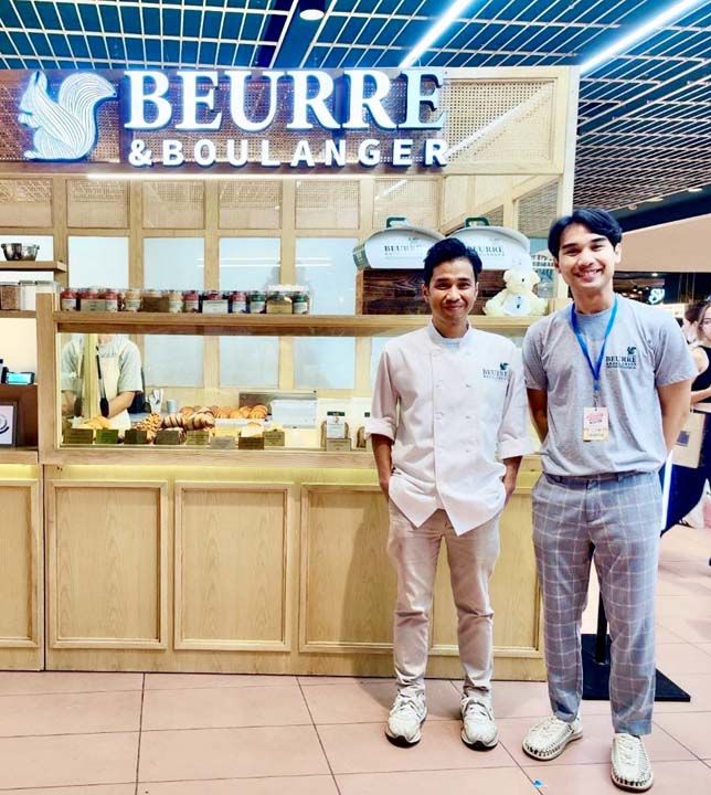 เชฟเป้และเชฟเบนซ์ เจ้าของร้าน Beurre & Boulanger