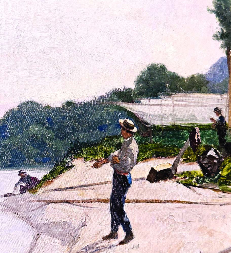Lake and Fishermen 1885