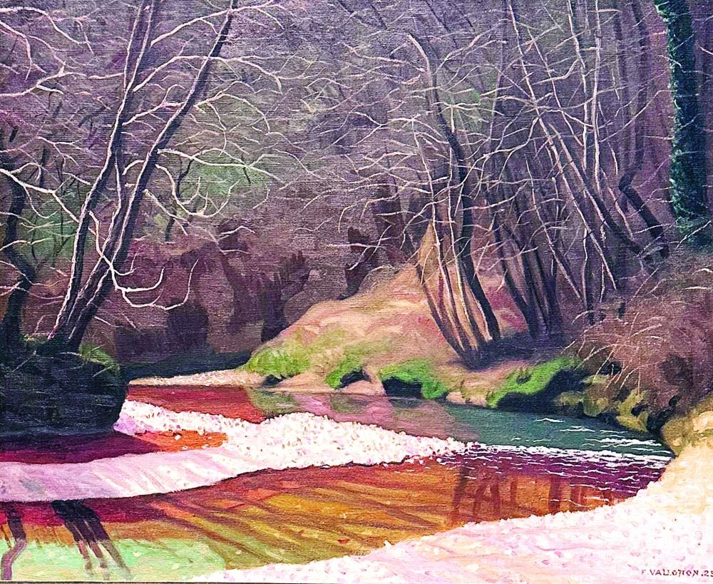 Rust Stream and White Pebbles 1921

