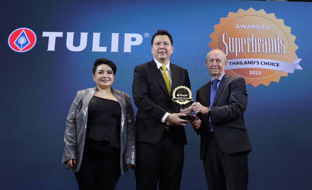“ทิวลิป” คว้ารางวัลใหญ่ “Superbrands Thailand 2023”