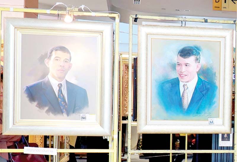 ผลงานจิตรกรรม เทิดไท้ พระราชวงศ์จักรี