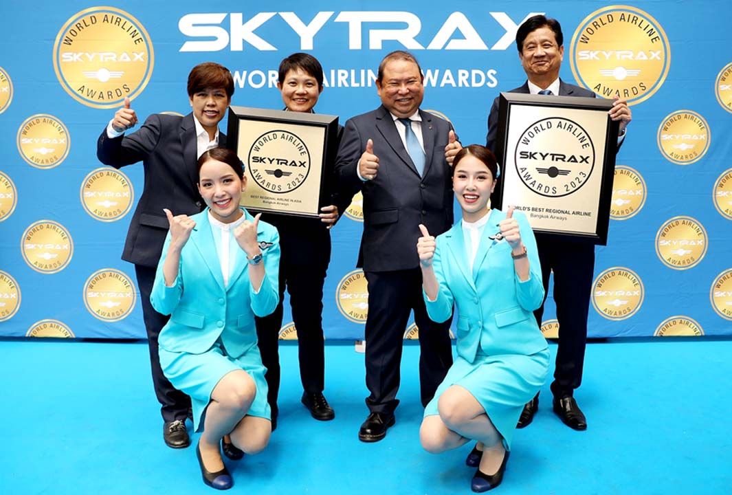 รับรางวัล Skytrax