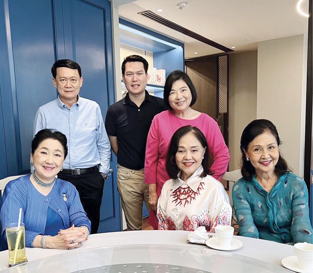 บันทึกภาพในวันดีๆ วิภาวรรณ-กฤษฎา-ศุภกฤต มหาดำรงค์กุล กับ ผาณิต พูนศิริวงศ์,
นิรัชฎา พงษ์โสภณ และ อ่อนอุษา ลำเลียงพล

