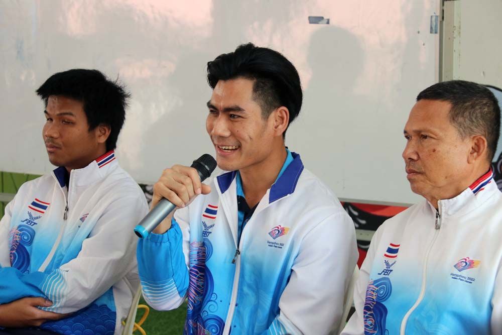 เต๋า-ปัญญาวุฒิ คุพันธุ์ ดาวซัลโวทีมฟุตบอลคนตาบอดทีมชาติไทย มอบแรงบันดาลใจให้น้องๆ