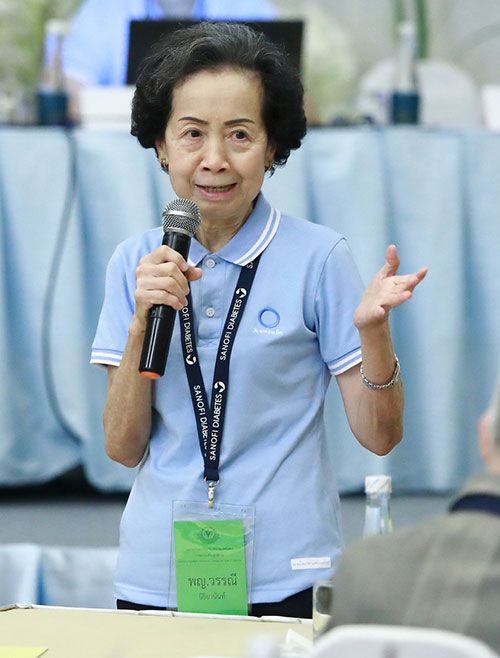 ศ. เกียรติคุณ พญ.วรรณี นิธิยานันท์ นายกสมาคมโรคเบาหวานฯ


