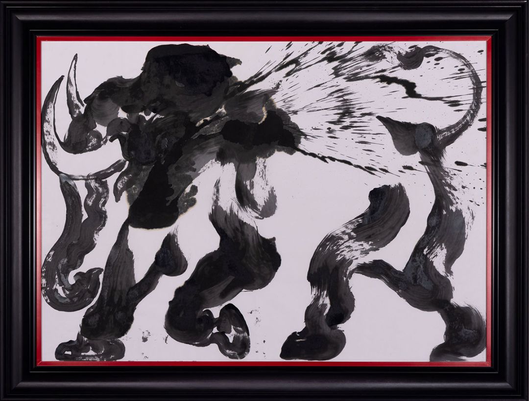 ผลงานหมึกบนกระดาษของถวัลย์ ดัชนี ปิดประมูลที่ 862,500 บาท

