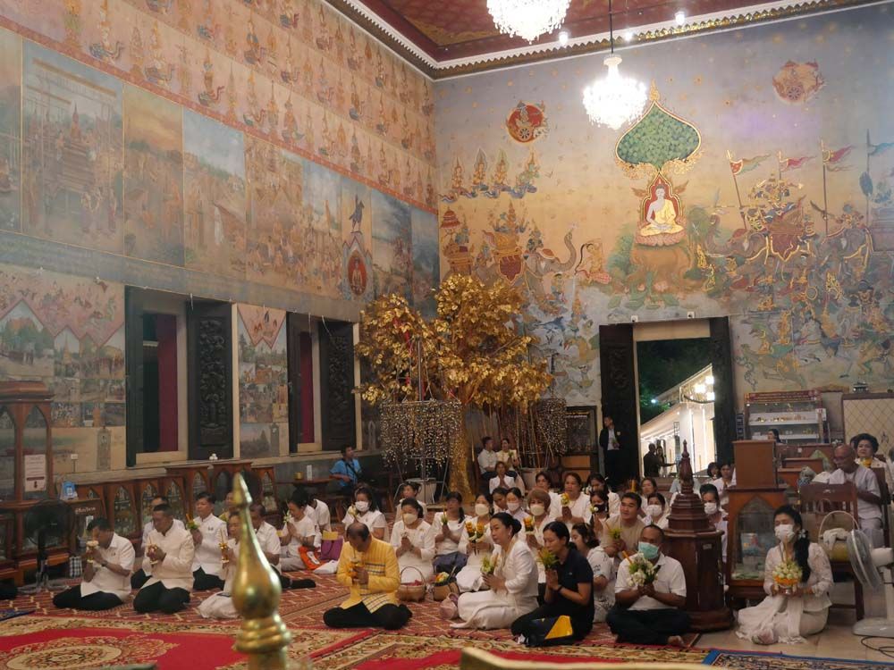 พุทธศาสนิกชนร่วมพิธี