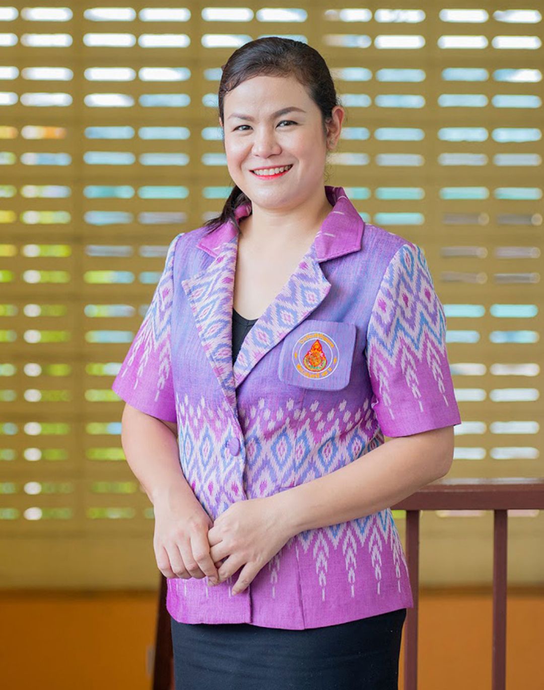 สิรินทรา สรรเสริญ ผอ.โรงเรียนวัดธัญญะผล

