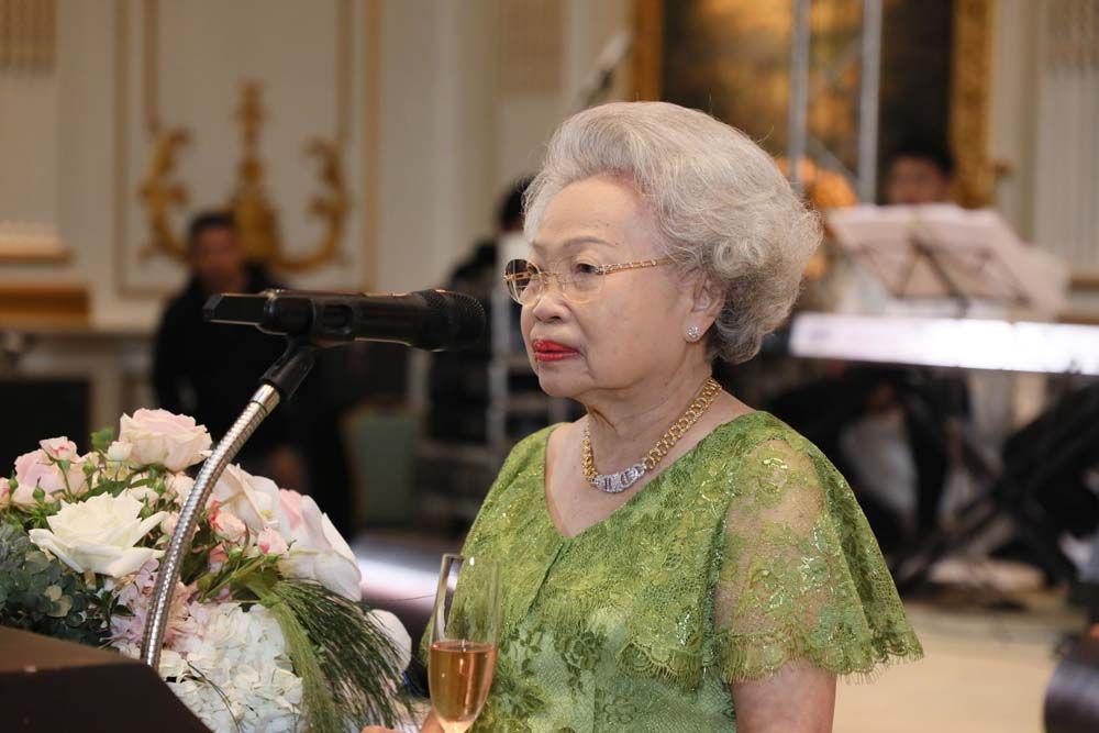 คุณหญิงเปรมจิตต์ จามรจันทร์ กล่าวอวยพรวันเกิด