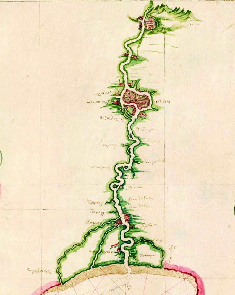 แผนที่แม่น้ำเจ้าพระยา