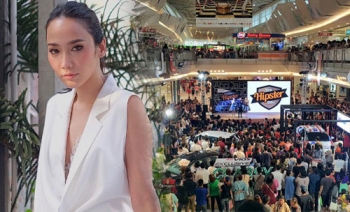 ห้างแตก!!\'อั้ม พัชราภา\'โชว์ตัว แฟนคลับแห่ร่วมงานที่เชียงราย