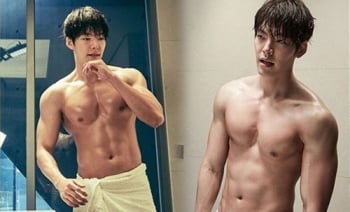ส่องกันเน้นๆซิกซ์แพ็ค\'คิมอูบิน\' เปลือยบนอวดหุ่นกระชากใจสาว