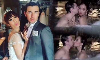 \'เด็บบี้ บาซู\'ควงหวานใจตาน้ำข้าว ถ่ายพรีเวดดิ้่งร้อนแรงในสระน้ำ