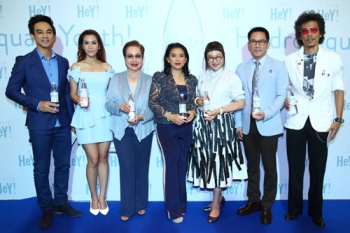 ‘มอส-ปฏิภาณ’ เปิดตัวน้ำแร่อัลคาไลน์HeY!