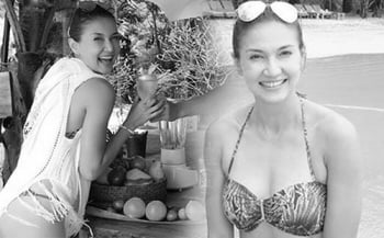 ว้าว!!..\'แอน สิเรียม\'โชว์บั้นท้ายกลางเกาะกูด