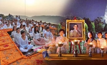 \'กาละแมร์\'ขึ้นเขาอินเดีย ปฏิบัติธรรมถวาย\'พ่อหลวง\'