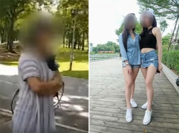 สาวใหญ่ลุกเป็นไฟ!! วีนสองพริตตี้นุ่งสั้นแบบถ่าย กลางสวนสาธารณะ (ชมคลิป)