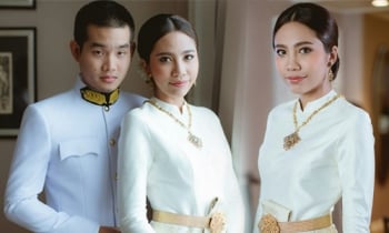 \'หญิงแม้น\'ควงแฟนหนุ่ม\'ซัน ต่อสวัสดิ์\' วิวาห์เรียบง่ายภายในครอบครัว