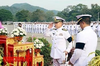 ทหารเรือกว่า5พันรวมพลังแห่งความภักดี ปฏิญาณตนเพื่อชาติ ศาสนา พระมหากษัตริย์