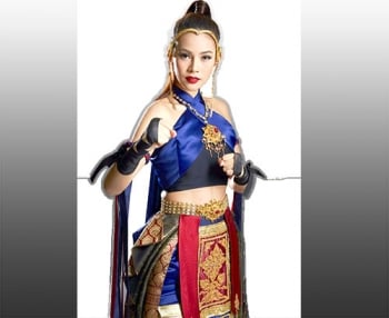 โชว์ชุดประจำชาติ ไดร์-จิณณ์ณิตา บุดดี บนเวที ‘มิสเวิลด์ 2016’ ที่สหรัฐอเมริกา