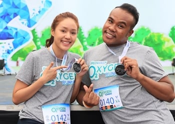 ‘นิต้า, รัศมีแข’ร่วมวิ่งต่อลมหายใจให้น้อง