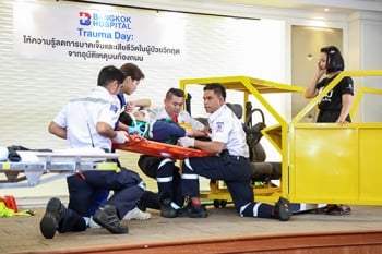รพ.กรุงเทพเตรียมความพร้อม Trauma Day ให้ความรู้ ลดบาดเจ็บ เสียชีวิต จากอุบัตเหตุปีใหม่