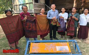หนึ่งเดียวในโลก! “ผ้าไหมลายราชวัตร”สุรินทร์ ต่อยอดภูมิปัญญาหัตถศิลป์ (ชมคลิป)
