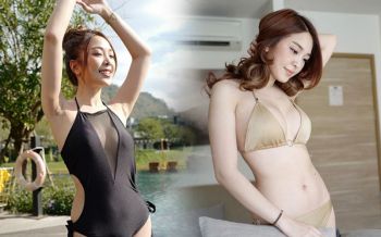 กลับมาแซ่บ! \'หญิงแย้\'อวดหุ่นฮอตในชุดว่ายน้ำสุดเซ็กซี่