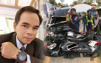 ประมาท!ทนายดังชี้ตร.ต้องจ่ายสินไหม โบกสิบล้อหยุดกะทันหันชนท้ายสาวหวิดดับ