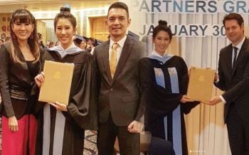 \'แก้ว อภิรดี\'สุดปลื้ม ลูกสาว\'เบลล์ เลลาณี\'คว้าปริญญาใบที่2