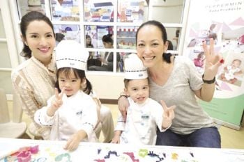 ‘แอฟ-ทักษอร’ ควงลูกสาวทำเมนูของหวาน
