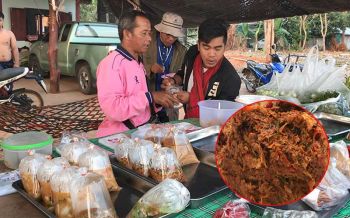 ควาญช้างตำเอง! น้ำพริกปลาทูเค็มรสเด็ด อร่อยแซ่บเวอร์  ยอดขายวันละ2กก.