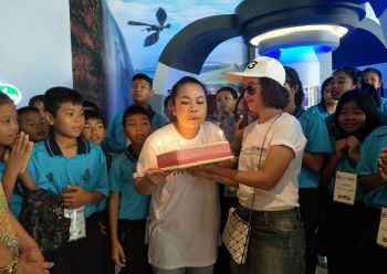 มูลนิธิเวิร์คพอยท์-ตุ๊กกี้ ร่วมเปิดประสบการณ์ใหม่ให้น้องๆที่ไดโนซอร์แพลนเน็ต