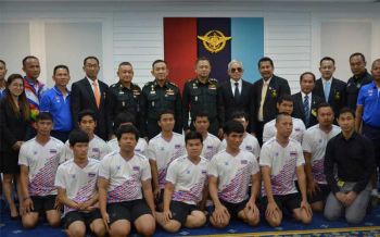 กองทัพไทยพร้อมสนับสนุน แข้งทองผู้พิการทางสายตาเข้าชิงแชมป์โลกที่สเปน