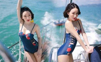 40ยังแจ๋ว! \'ตู่ ปิยะวดี\'อวดหุ่นฮอตจัดทริปล่องเรือทะเลภูเก็ต