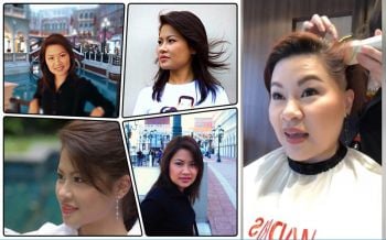 สวยและสตรอง! \'แอ้ม-สโรชา\'โกนผม เตรียมฉีดคีโมสู้โรคมะเร็ง