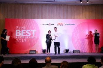\'พาโกด้า ไชนีส เรสเตอรองท์\' รับรางวัล \'ไทยแลนด์ แทตเลอร์ เบสต์ เรสเตอรองท์\' 2 ปีซ้อน