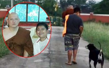 วิถีเด็กวัด! \'โก๊ะตี๋ อารามบอย\'เดินตามหลัง\'พระสรยุทธ\'ออกบิณฑบาต