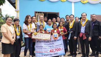 มูลนิธิเวิร์คพอยท์ สานฝันบ้านใหม่  ให้ ‘น้องเป้ย’ หนูน้อยไมค์ทองคำเด็ก