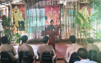 องคมนตรีลงพื้นที่ตรวจเยี่ยมมรภ.มหาสารคาม