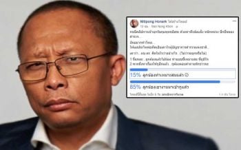 เอางานมาเข้ากูแล้ว.?‘พี่ดี้’เหน็บแสบเปิดโหวตเดาใจ ผบ.ตร.ปมคลิปจับ‘พุทธะ’
