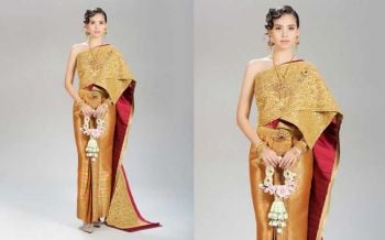 ชุดไทยกำลังมา! เจ้าสาวยุคใหม่ สวย เรียบ ดูดี กับความภาคภูมิใจของดีไซเนอร์ไทย